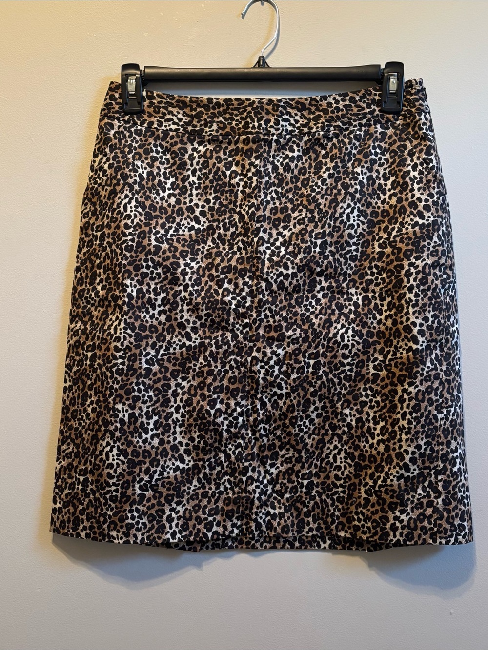 Y2K Willi Smith Leopard Print Mini Skirt - Brown & Black